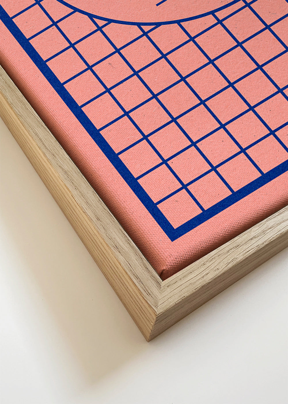Ilustração NYC Sunset gráfica azul e rosa