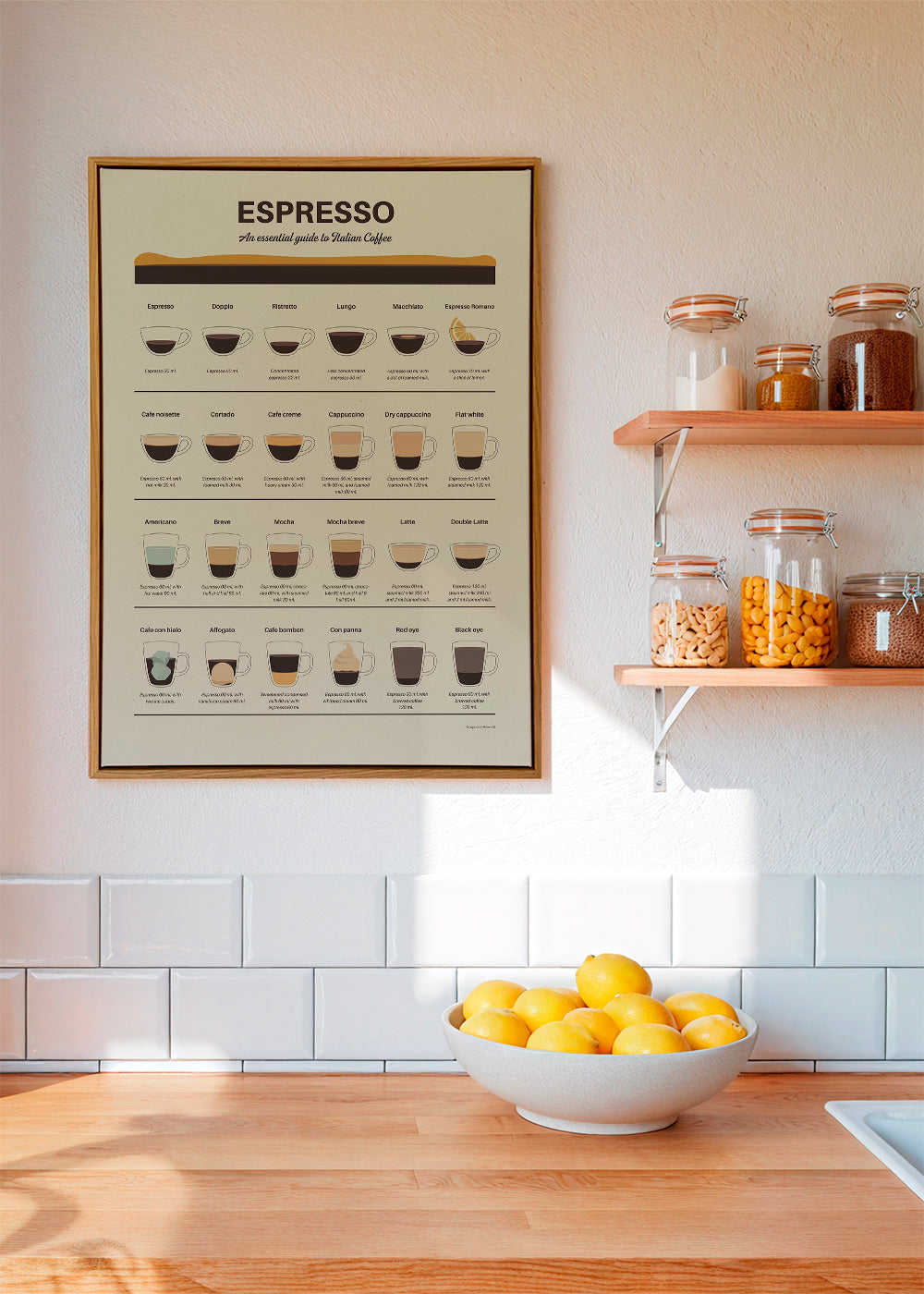Arte para cozinha: guia ilustrado do espresso