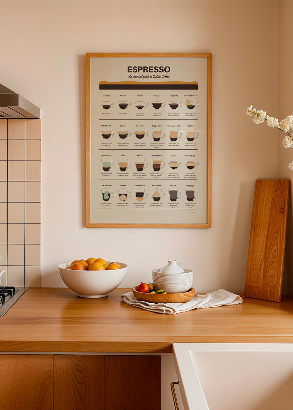Arte para cozinha: guia ilustrado do espresso