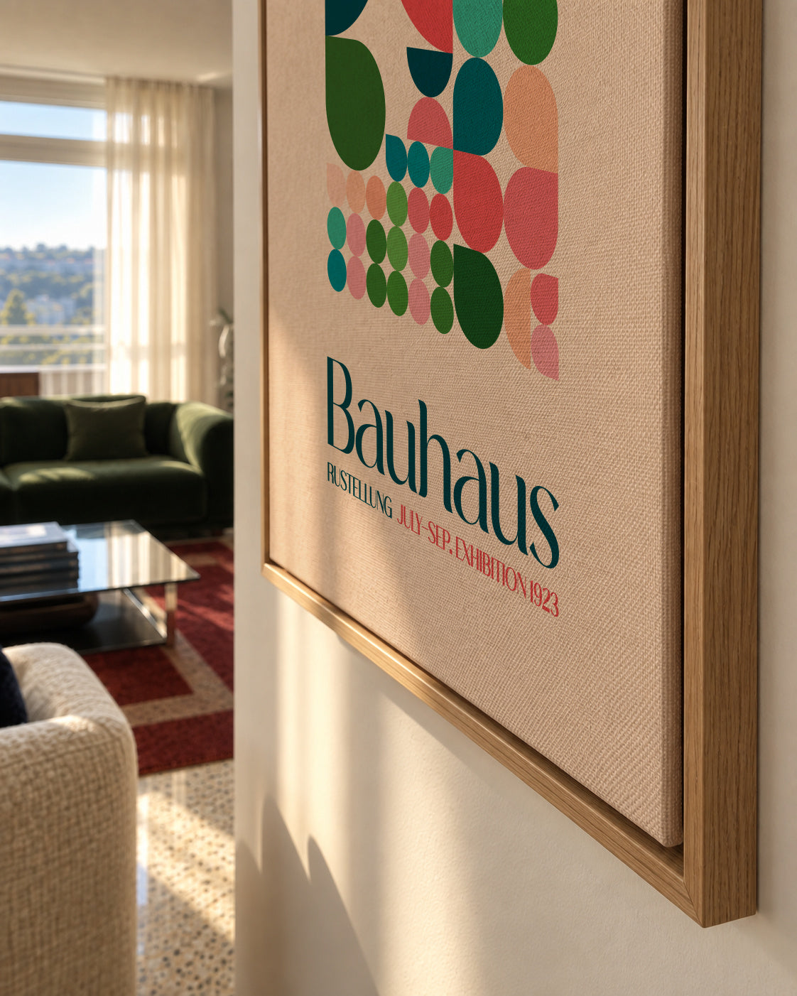 Bauhaus Kutular 2 - Framed canvas detail