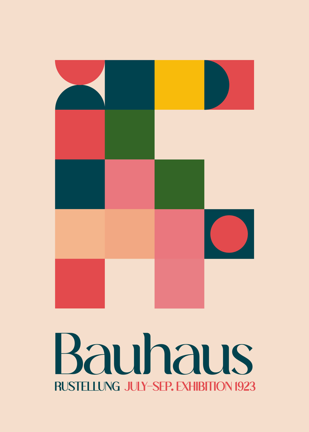 Bauhaus Kutular - Unframed art print