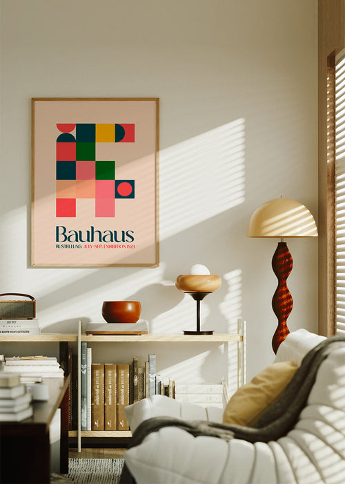 Quadro vintage Bauhaus geométrico 1923