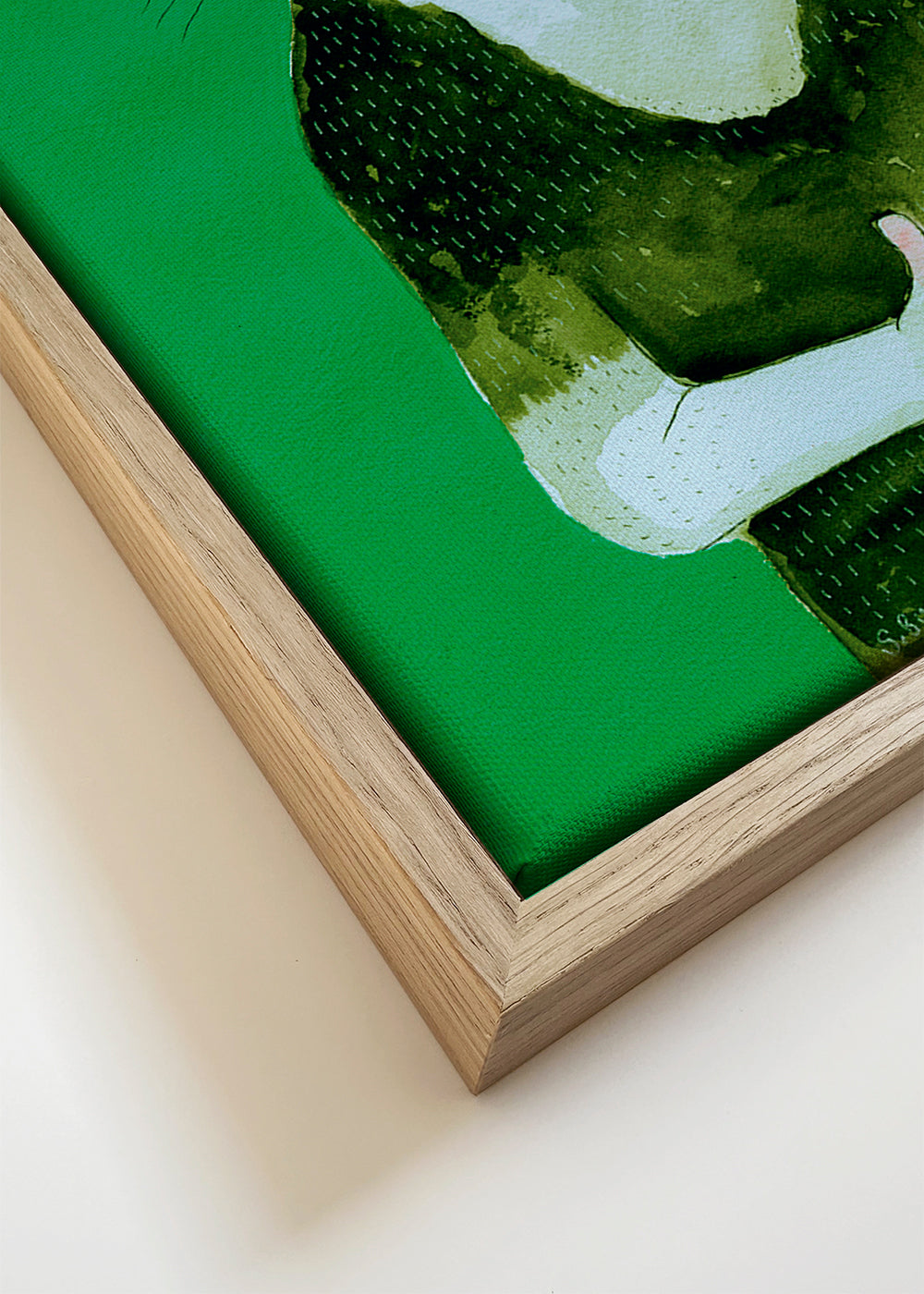 Quadro gato tuxedo com polegar para cima