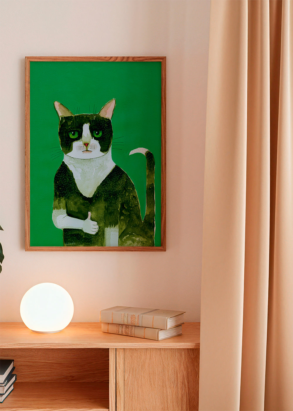 Tuxedo Cat Thumbs Up
