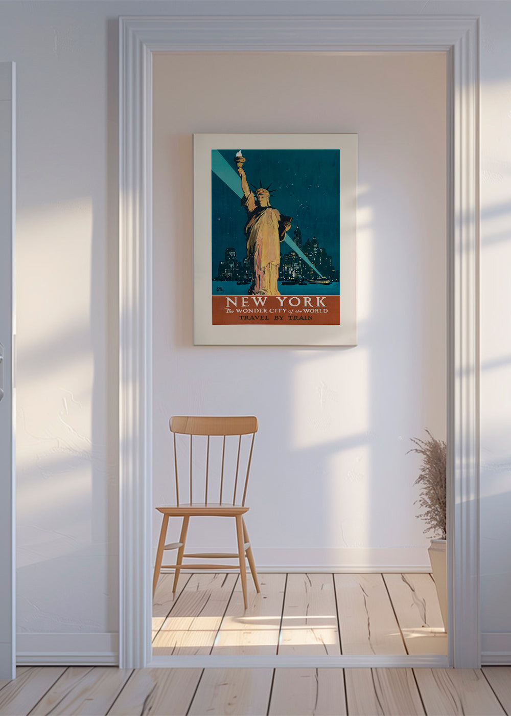 Poster de viagem New York vintage