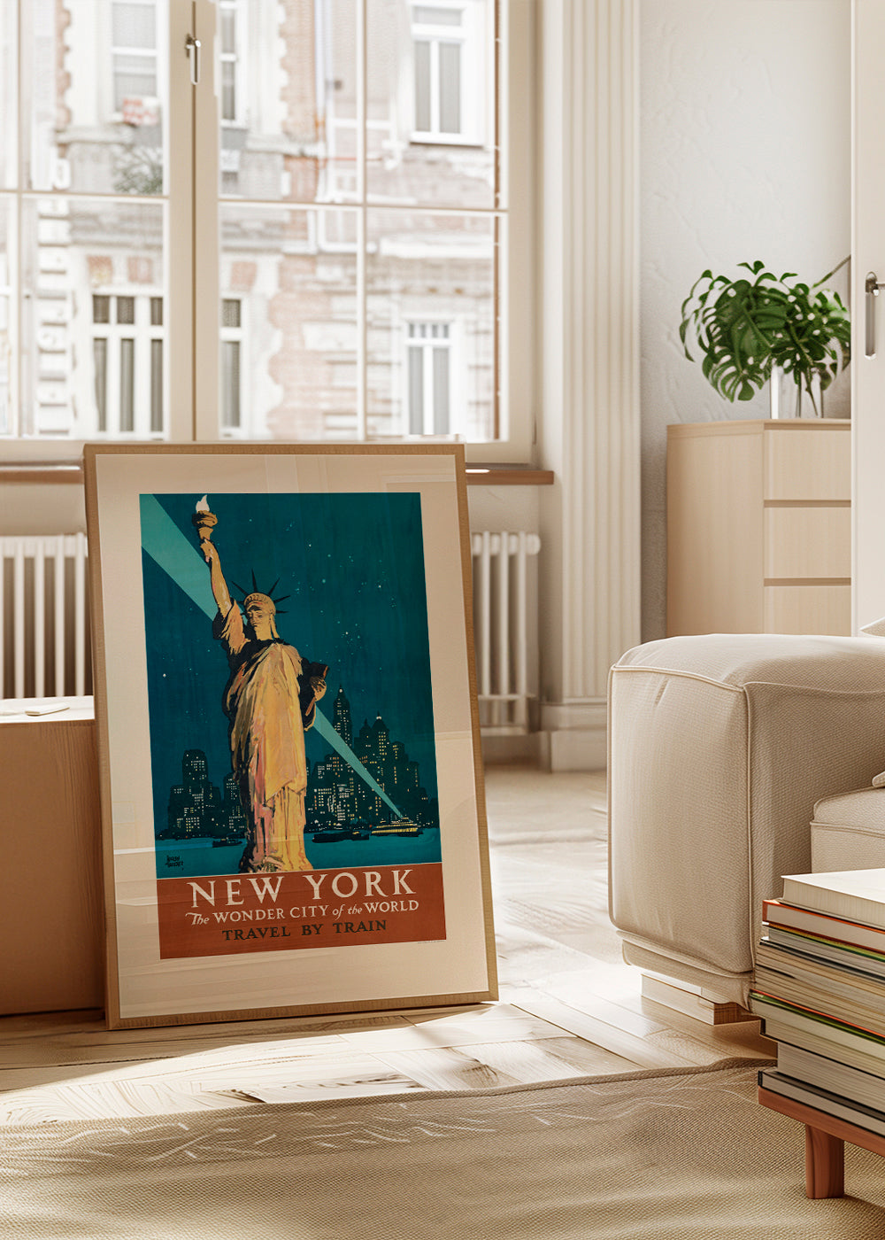 Poster de viagem New York vintage