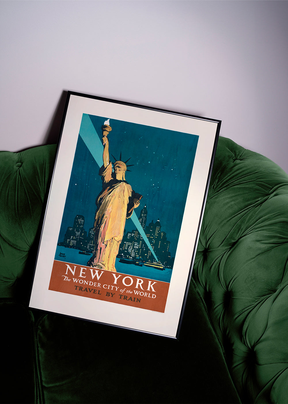 Poster de viagem New York vintage