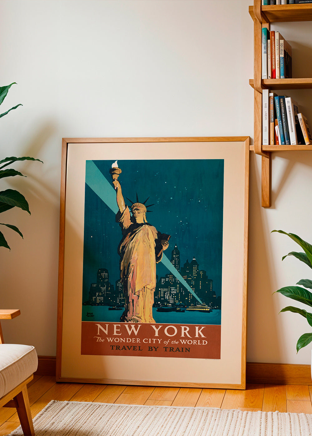 Poster de viagem New York vintage