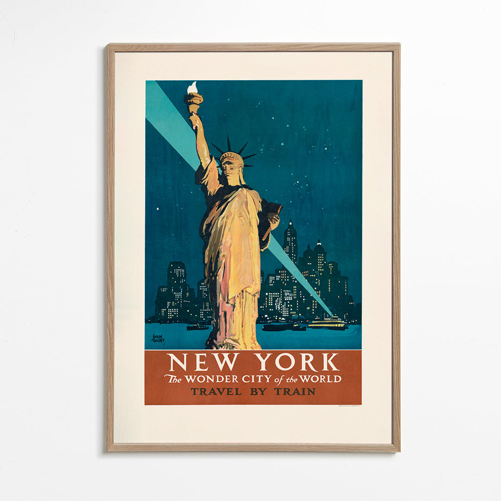 Poster de viagem New York vintage