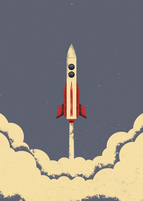 Rocket - Unframed art print