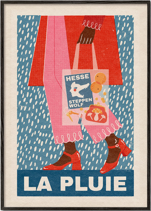 Ilustração La Pluie saco e chuva