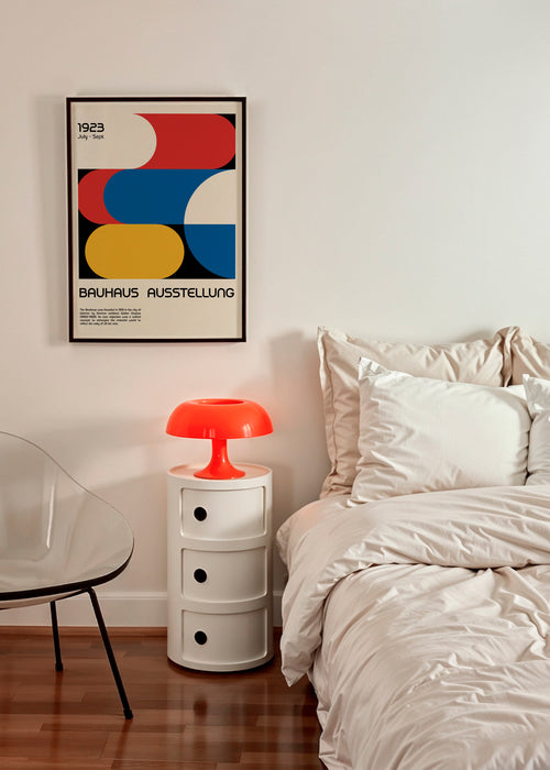 Bauhaus Ausstellung 1923 - Framed poster in an interior