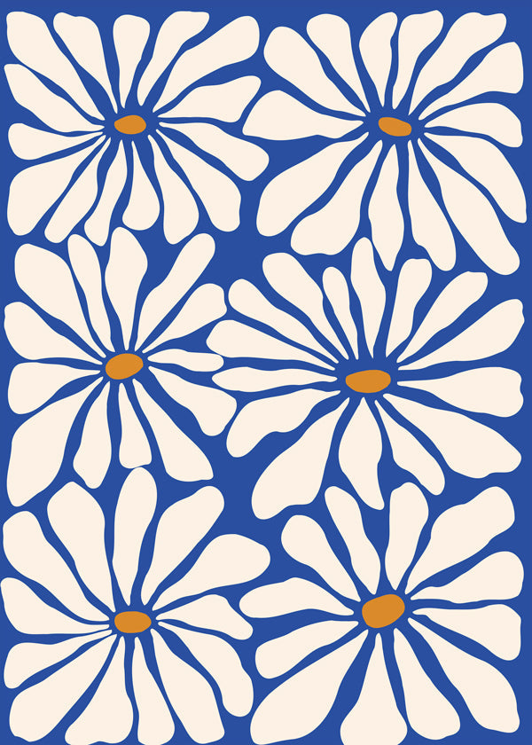 Sunny Floral Blue