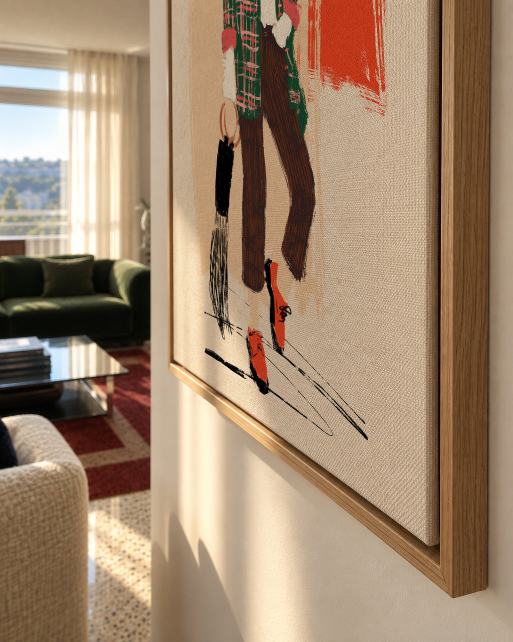 Fashion Style - Framed canvas detail