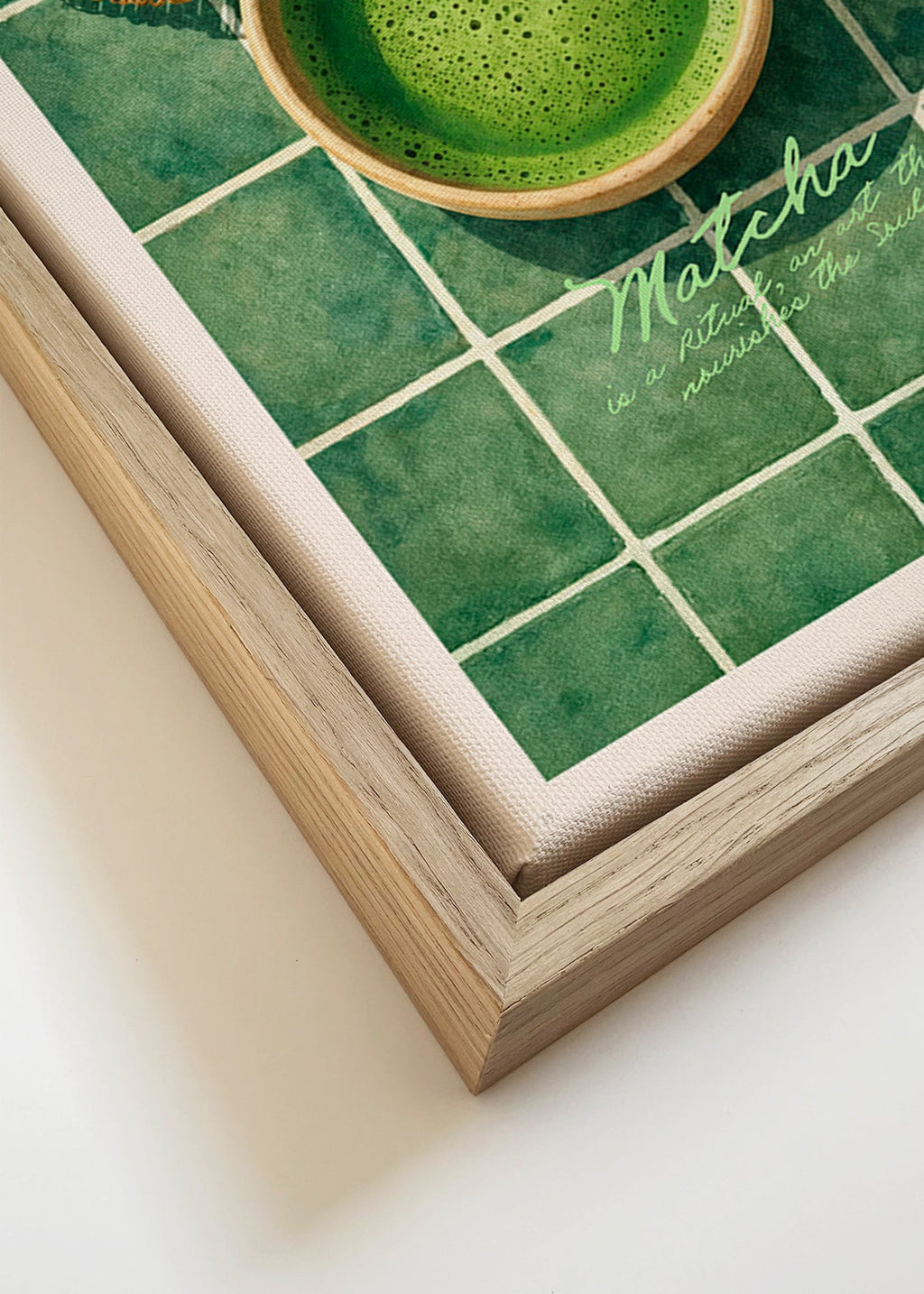 Arte para cozinha: Matcha e utensílios