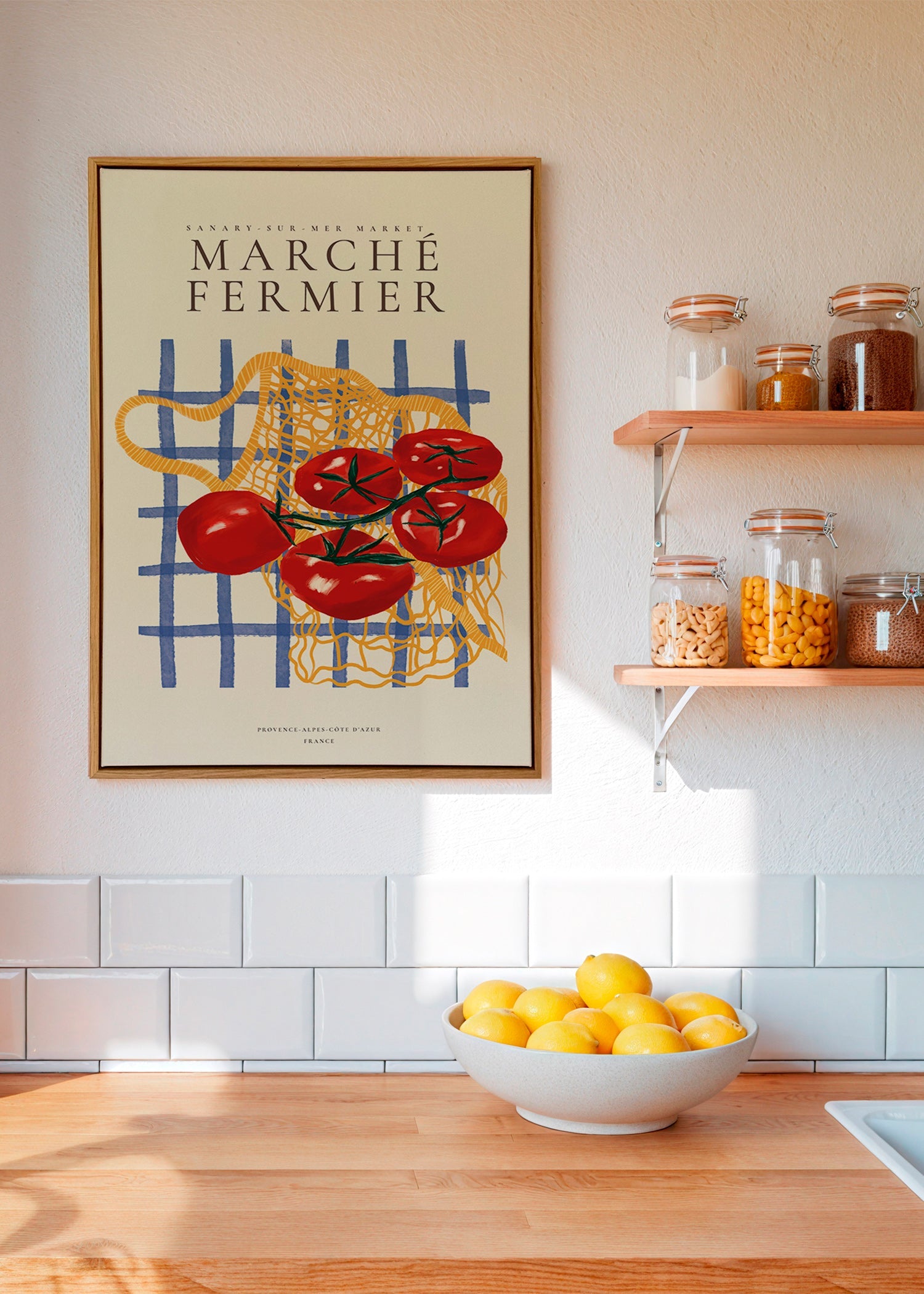 Arte para cozinha tomates na rede