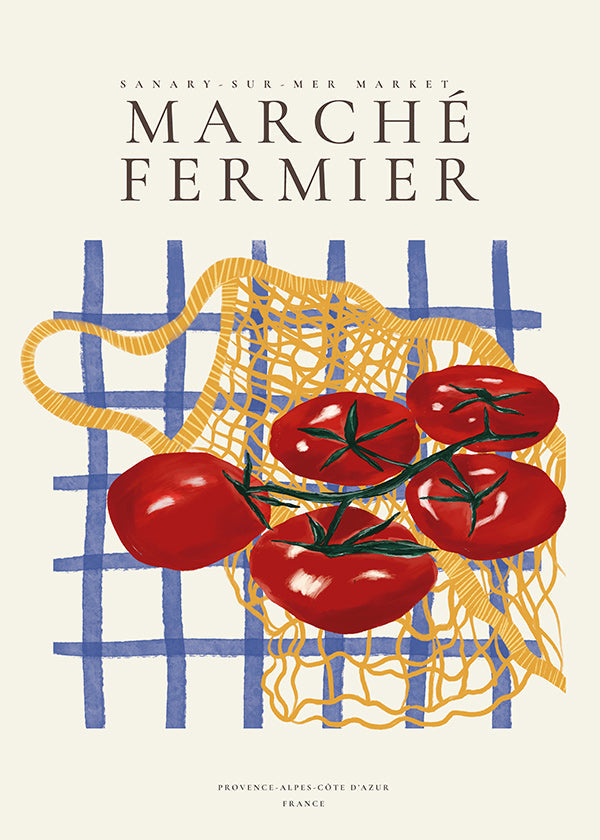 Arte para cozinha tomates na rede