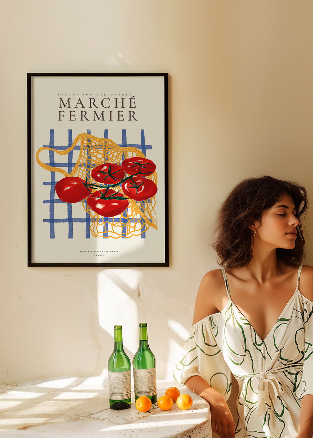 Arte para cozinha tomates na rede