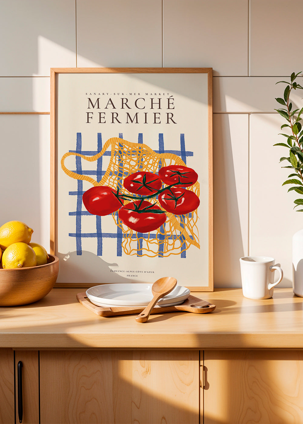 Arte para cozinha tomates na rede