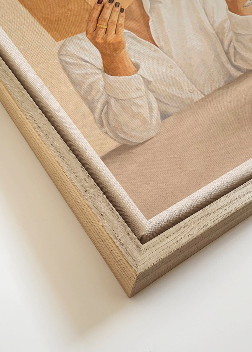 Arte para cozinha: mulher lendo com taça de vinho