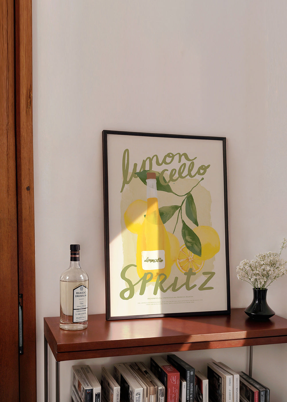 Arte para cozinha Limoncello Spritz ilustrado