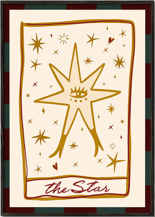 Ilustração: Estrela mística com olho central
