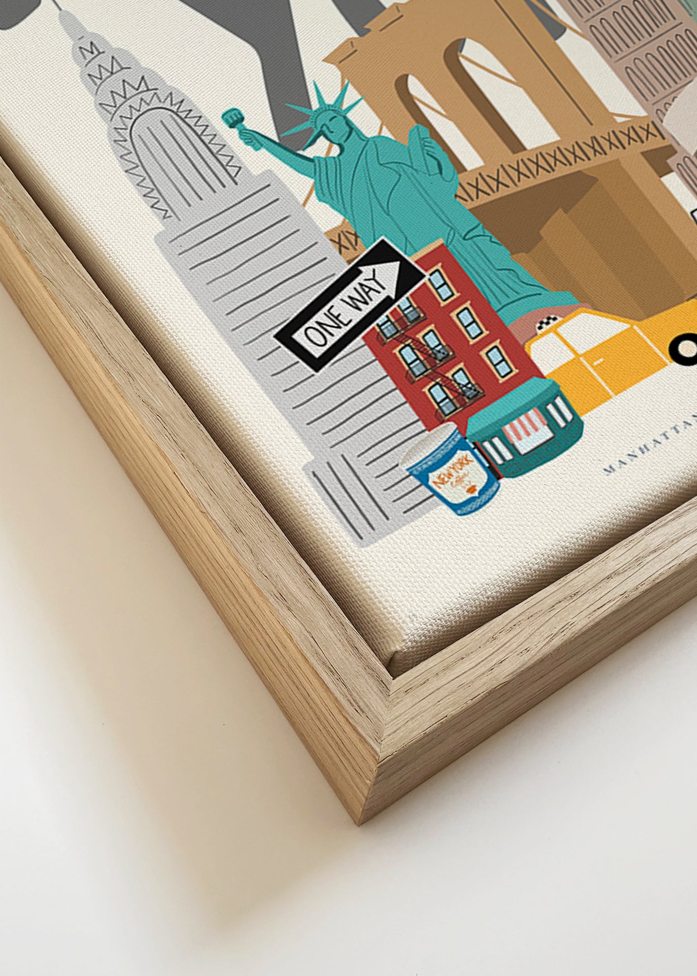 Poster de viagem: ícones de New York