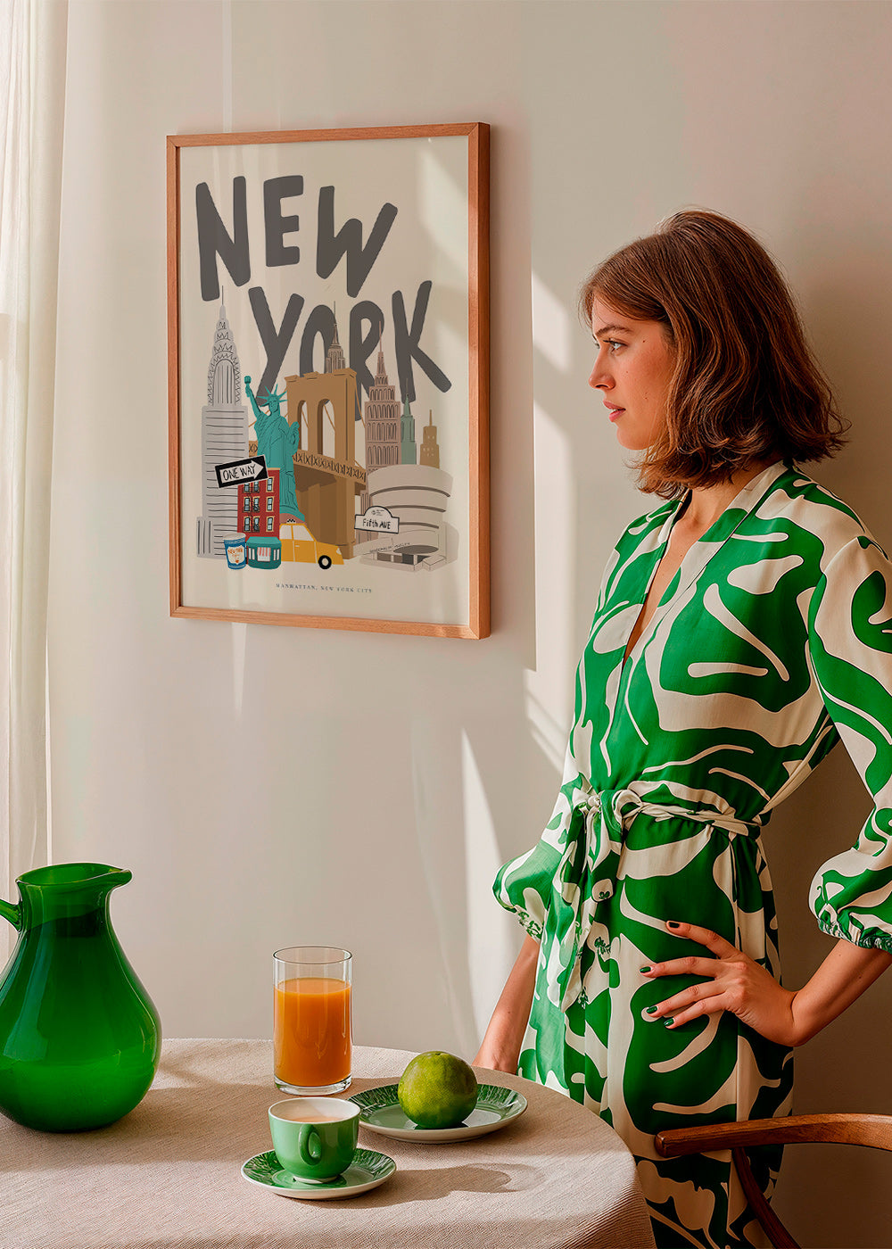 Poster de viagem: ícones de New York