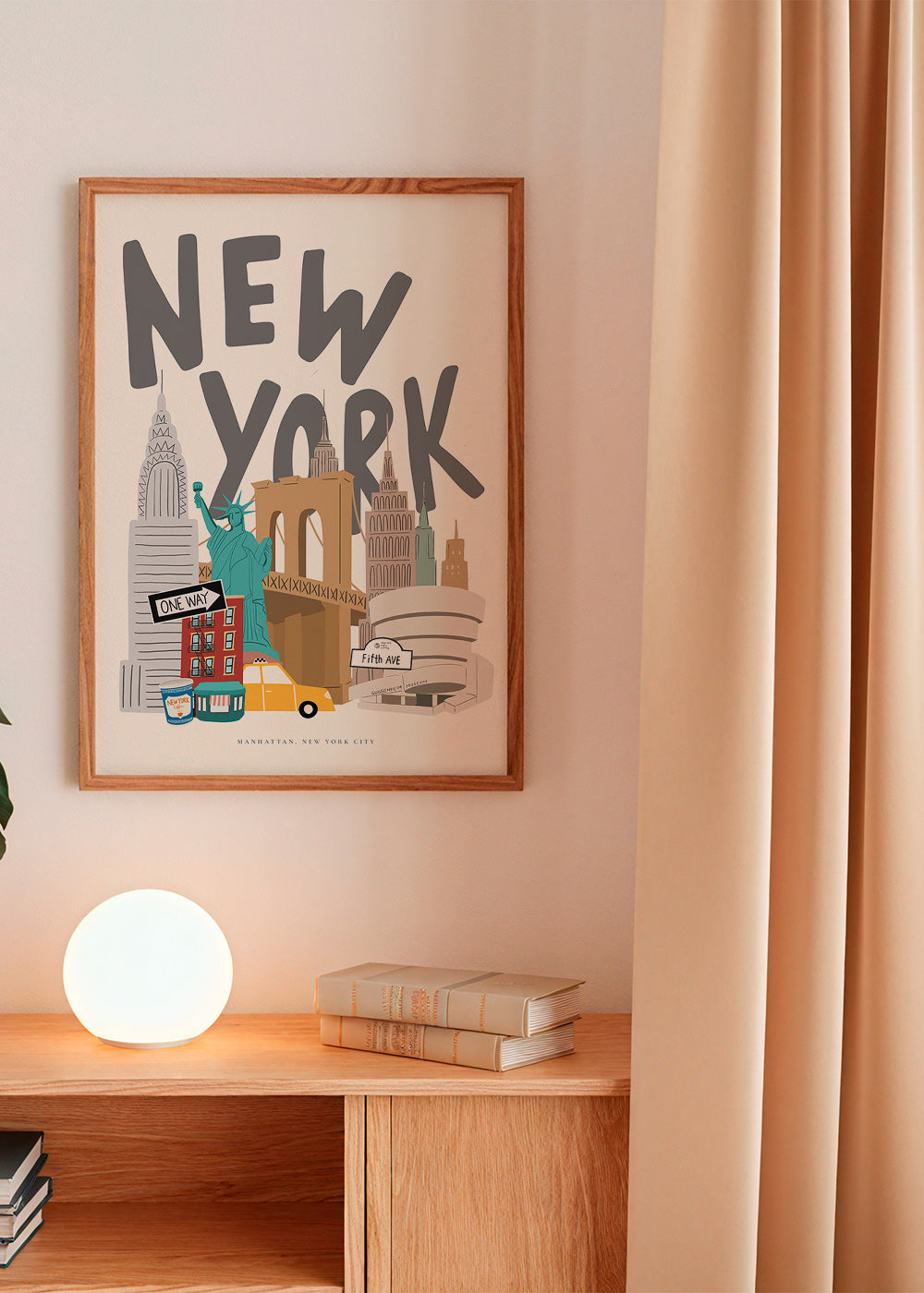 Poster de viagem: ícones de New York