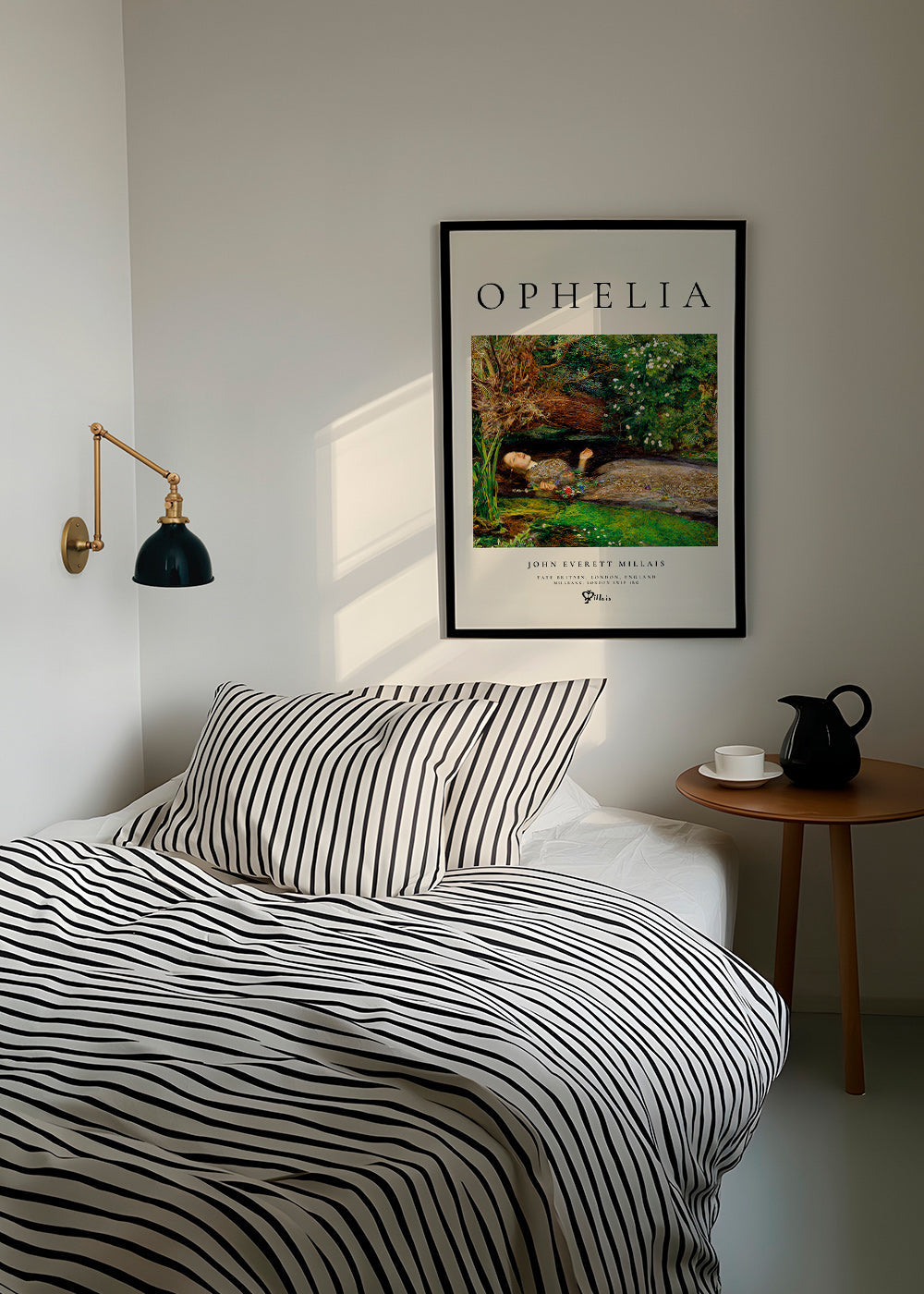 Estampa botânica Ophelia à beira d'água