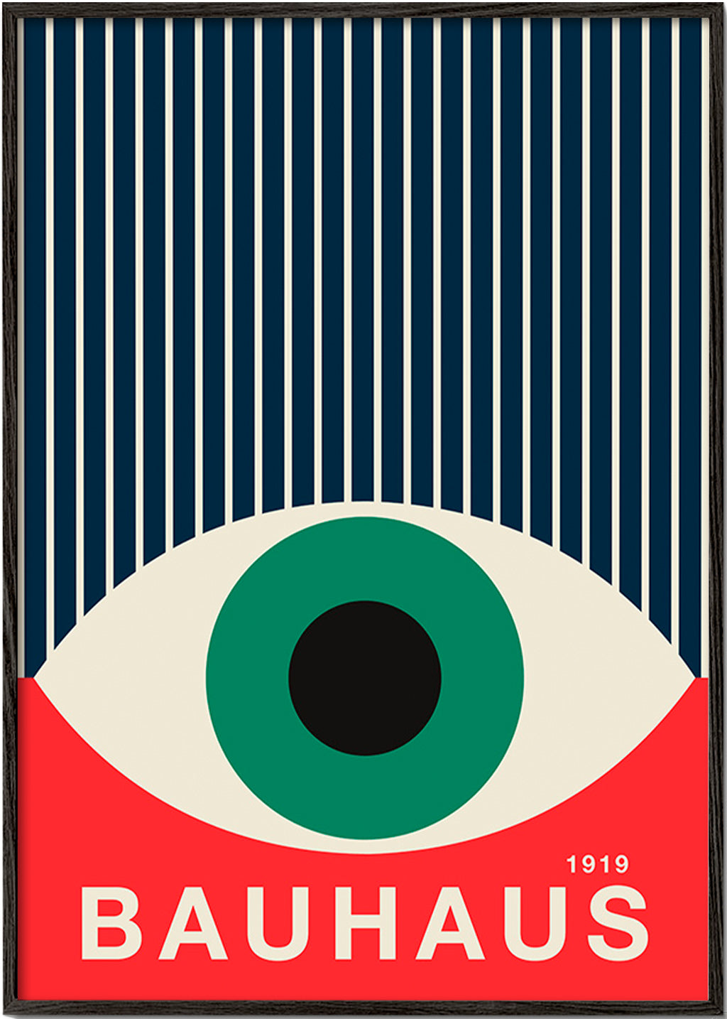 Ilustração Bauhaus olho gráfico
