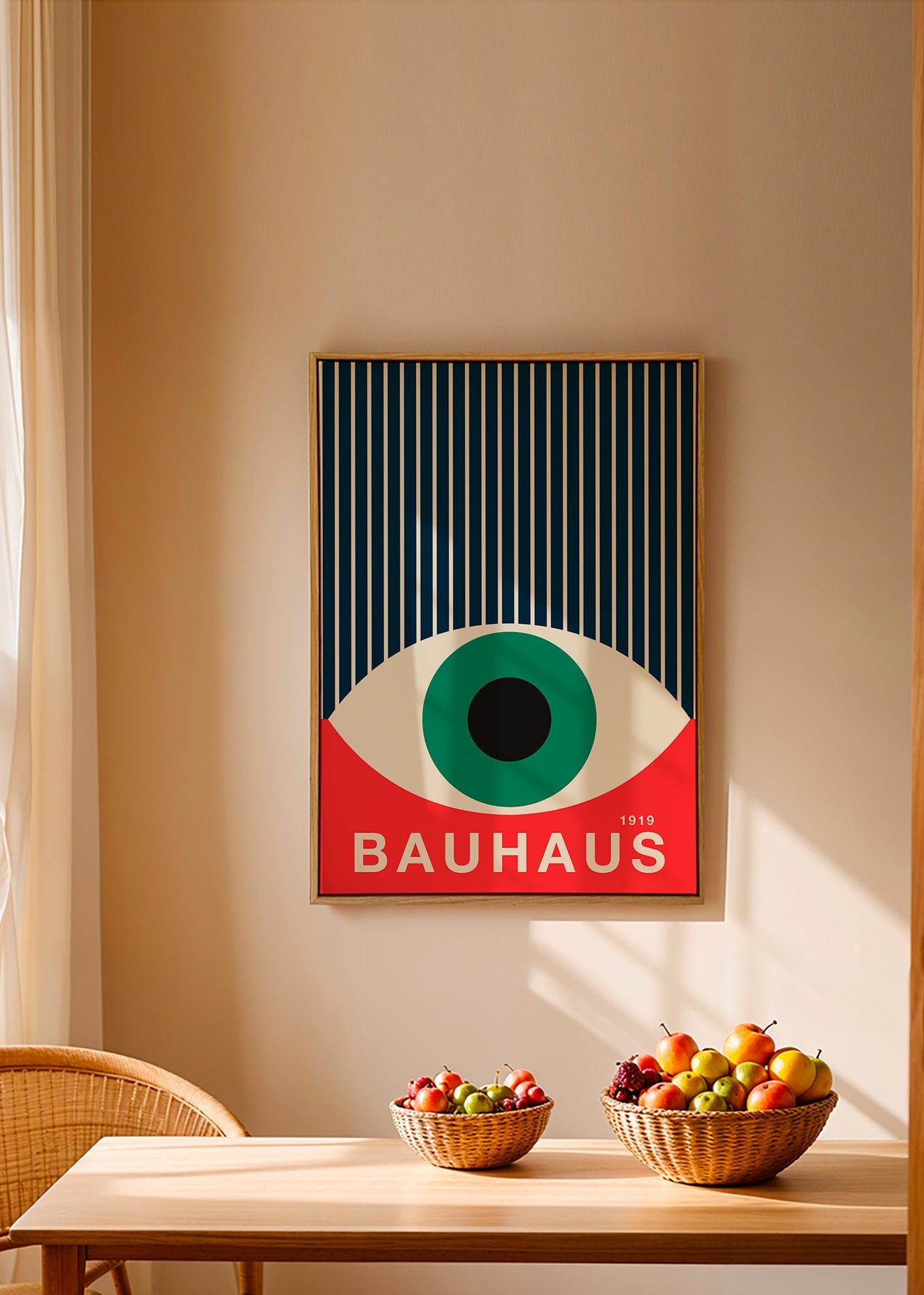 Ilustração Bauhaus olho gráfico
