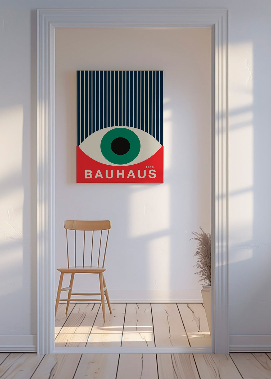 Ilustração Bauhaus olho gráfico