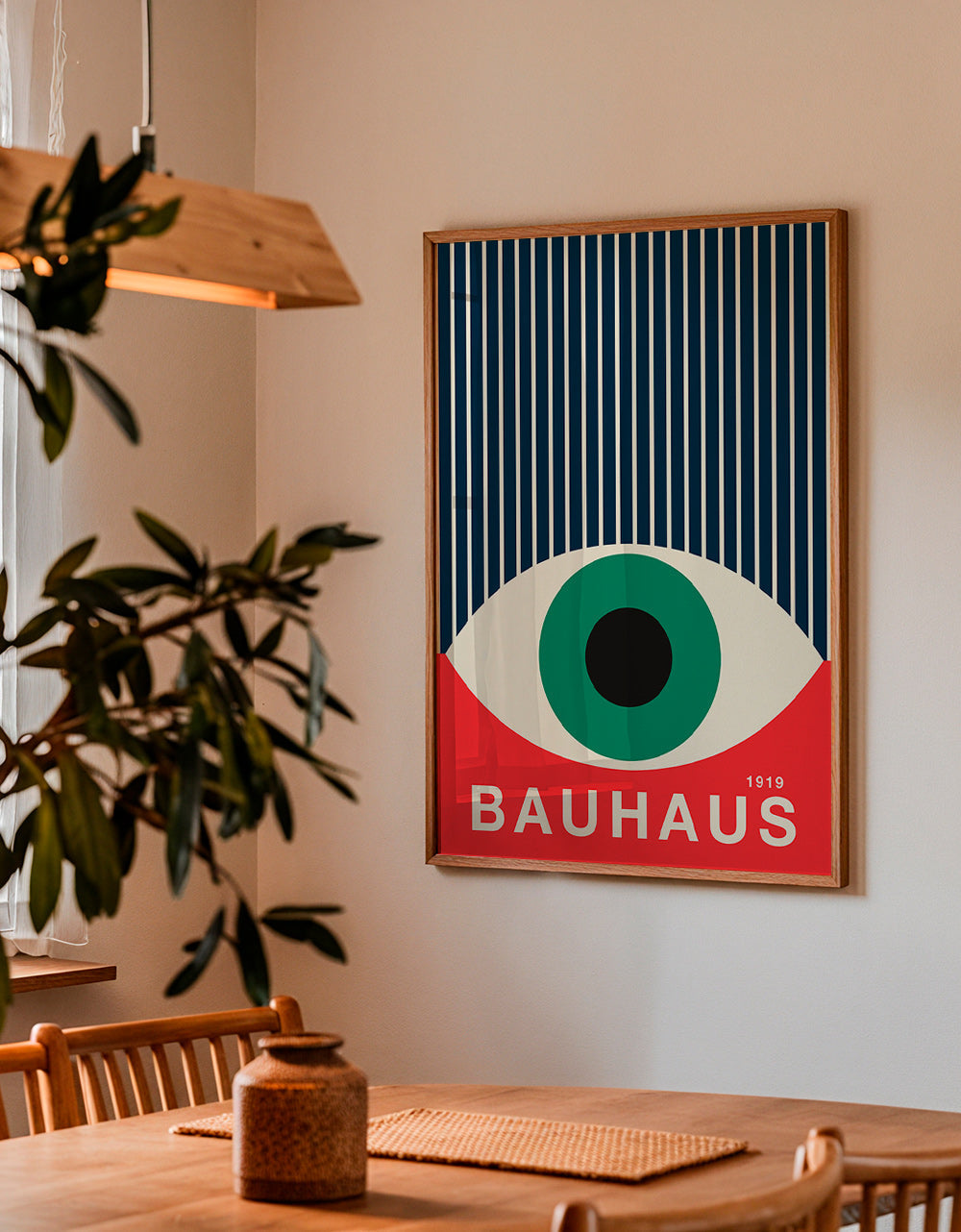 Ilustração Bauhaus olho gráfico