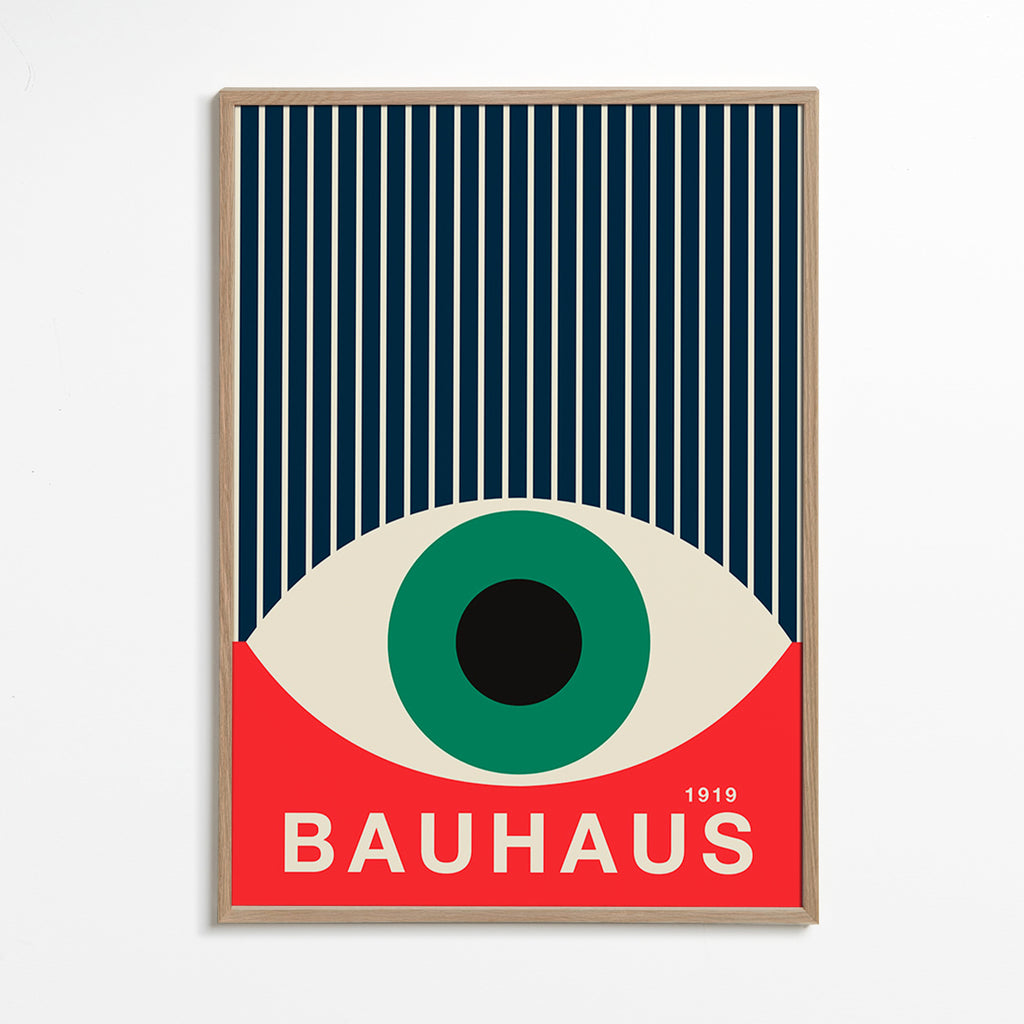 Ilustração Bauhaus olho gráfico