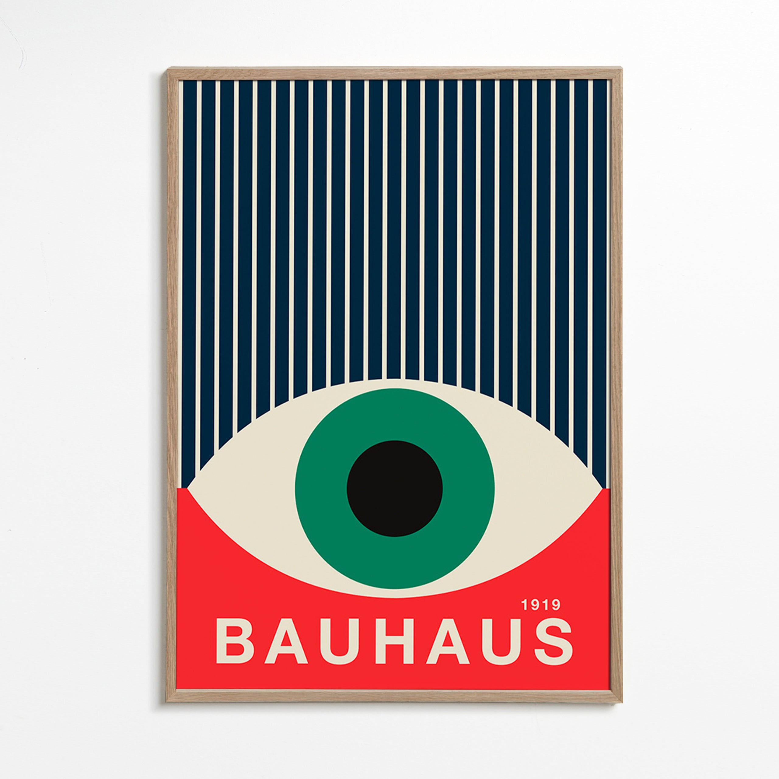 Ilustração Bauhaus olho gráfico