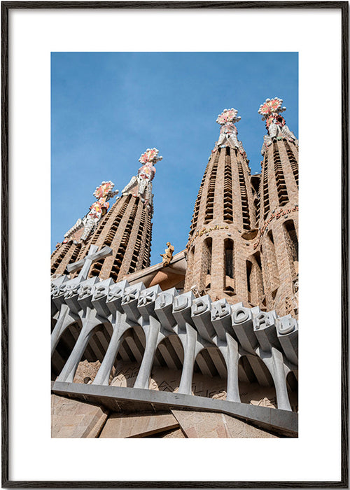 Arte para cidade Fachada Sagrada Família vertical