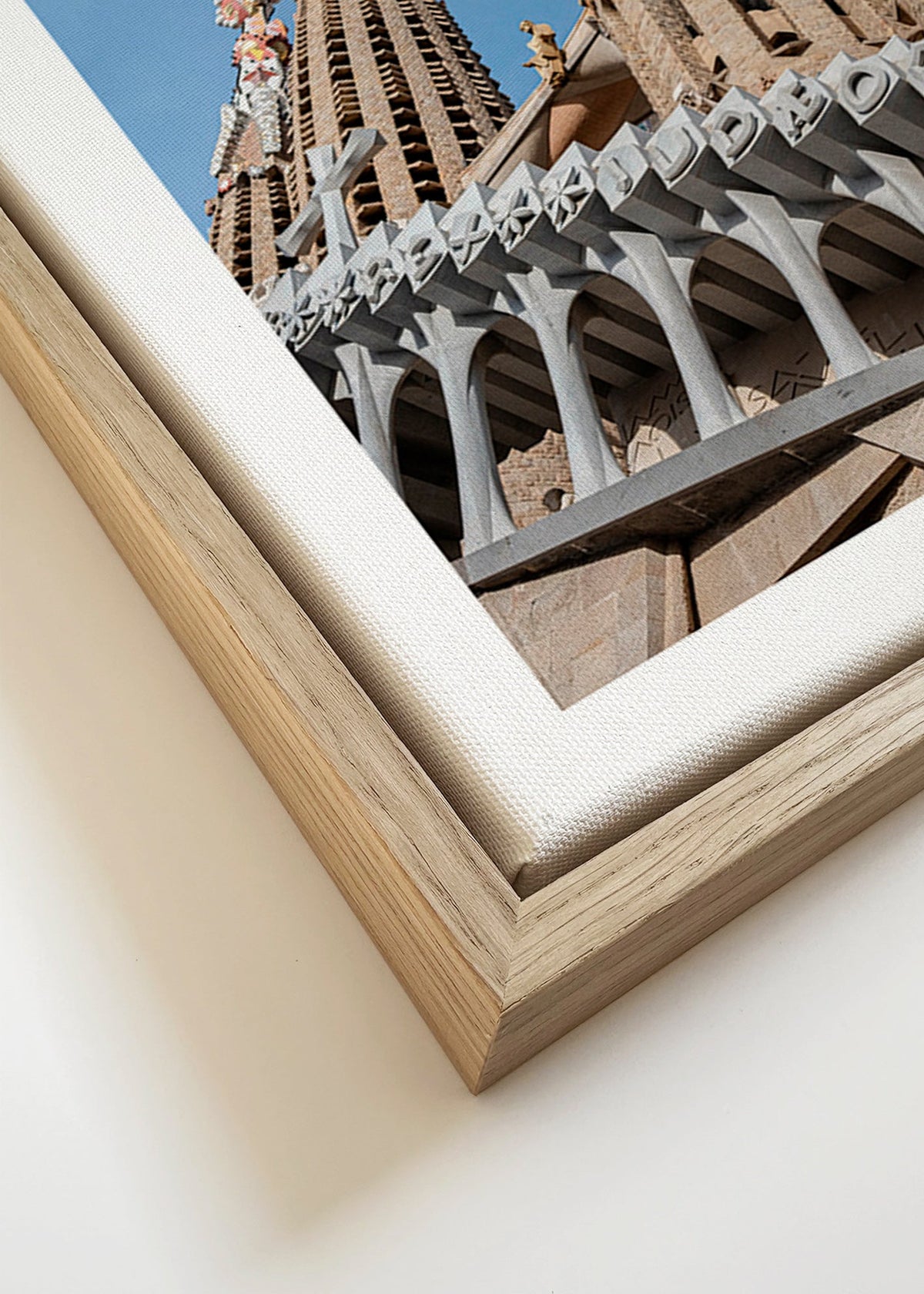 Arte para cidade Fachada Sagrada Família vertical
