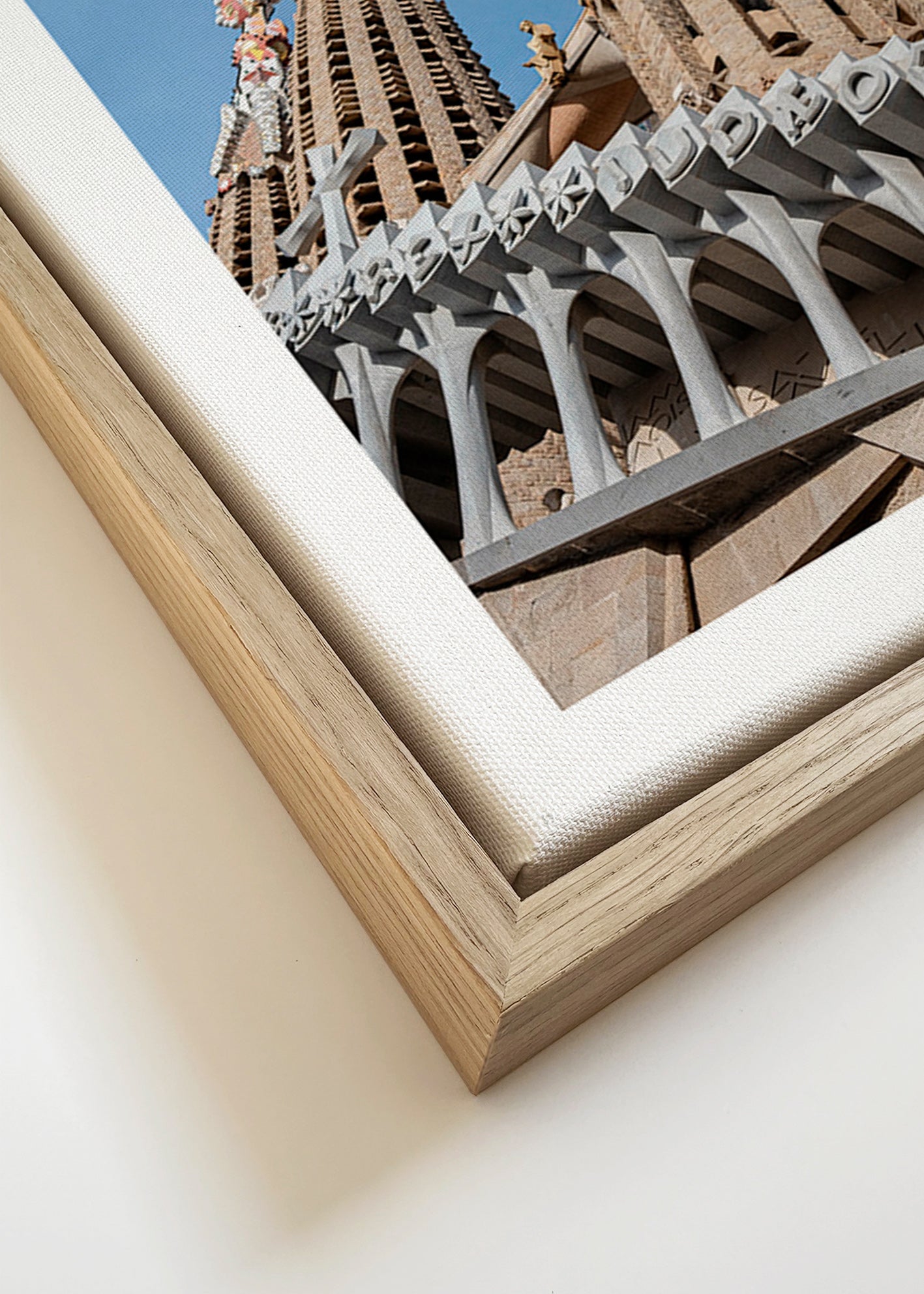 Arte para cidade Fachada Sagrada Família vertical