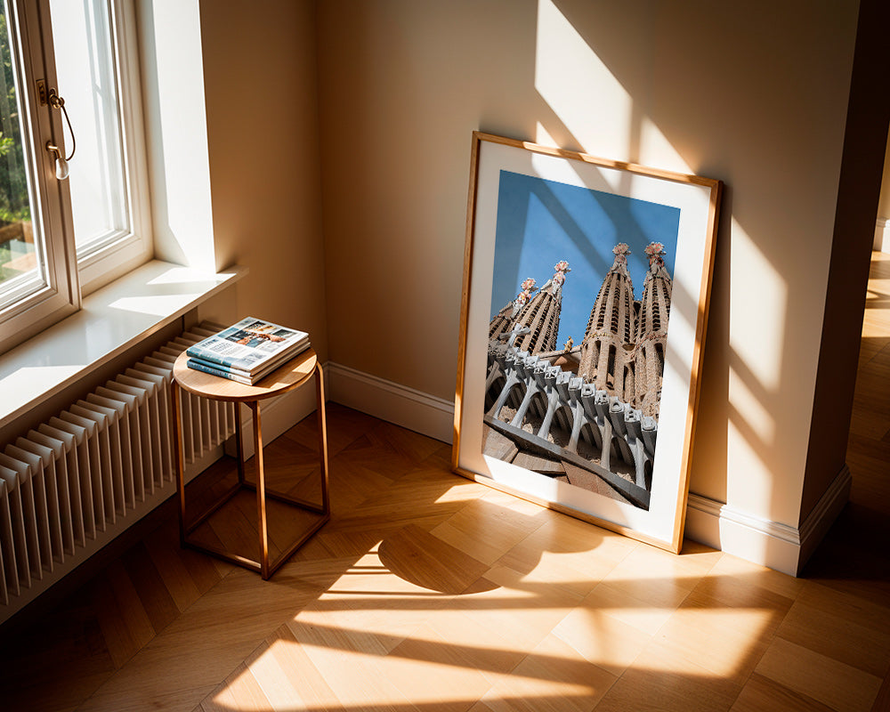 Arte para cidade Fachada Sagrada Família vertical