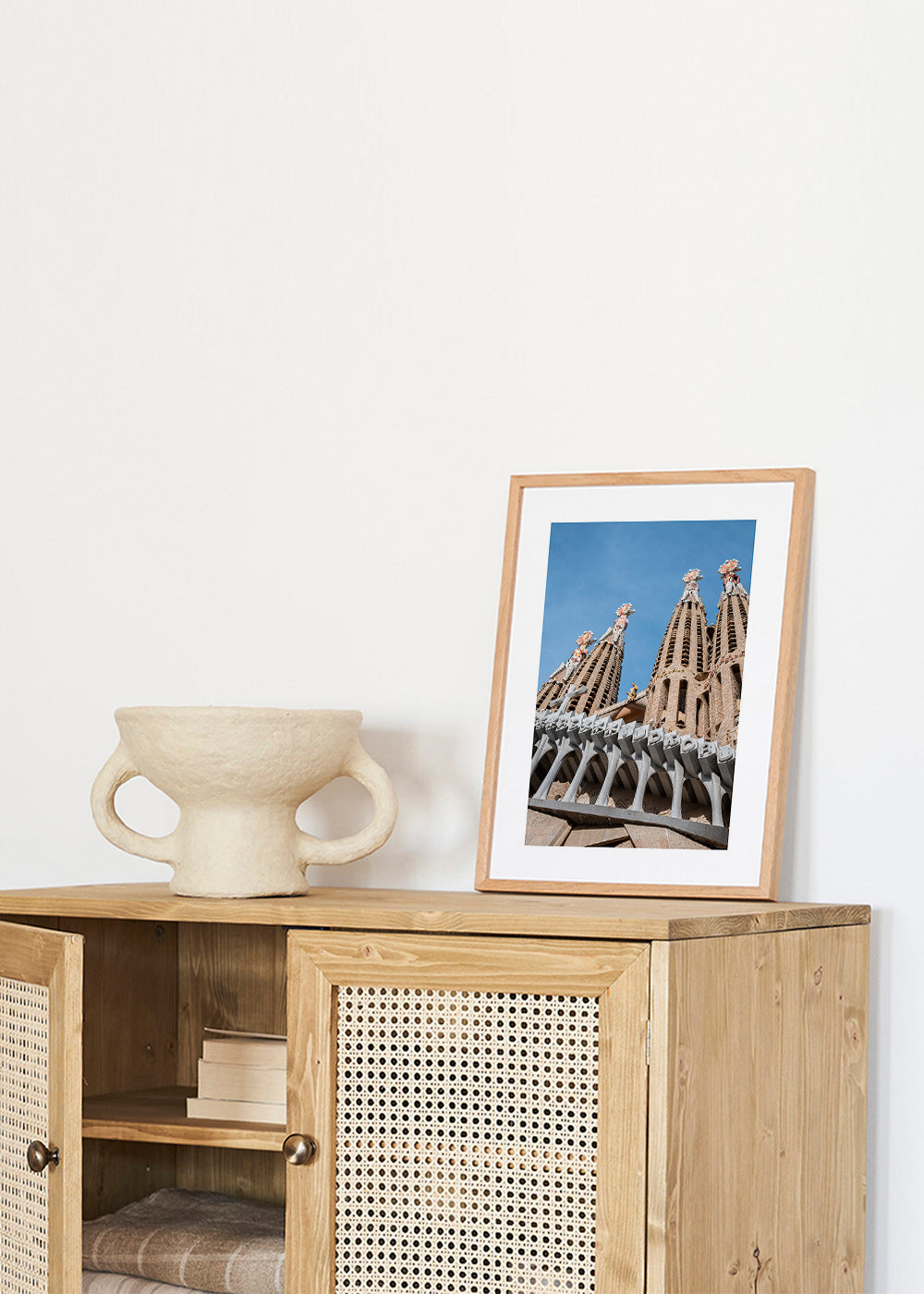 Arte para cidade Fachada Sagrada Família vertical