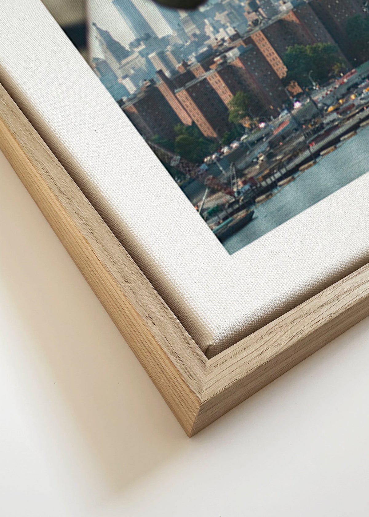 Arte de cidade Manhattan vista pela janela