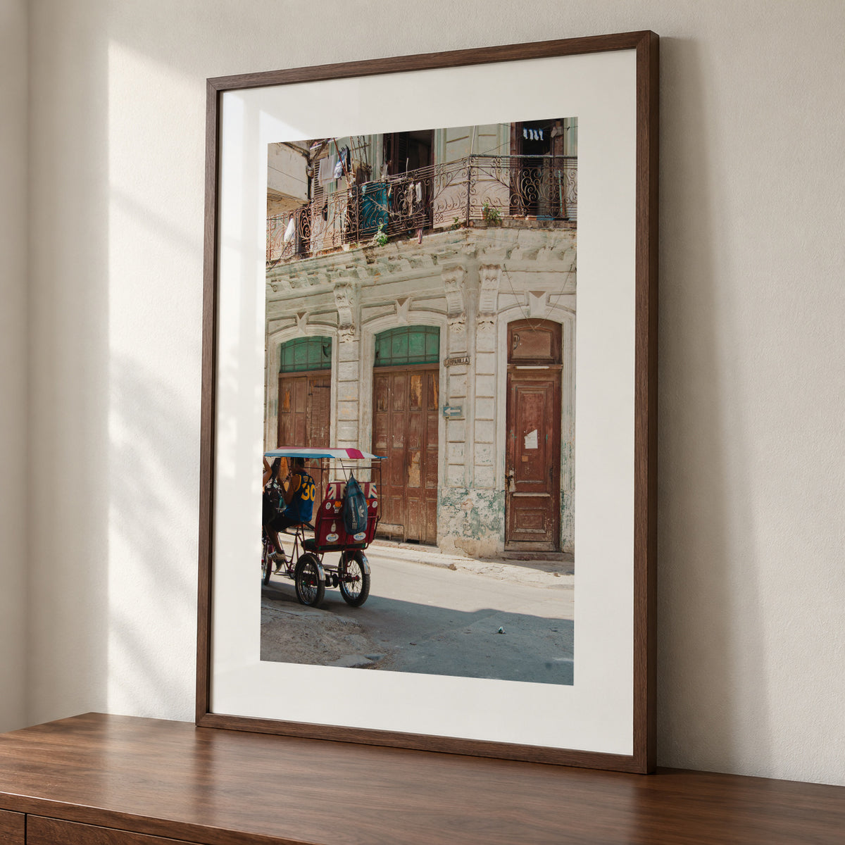 Havana Street - Framed poster detail