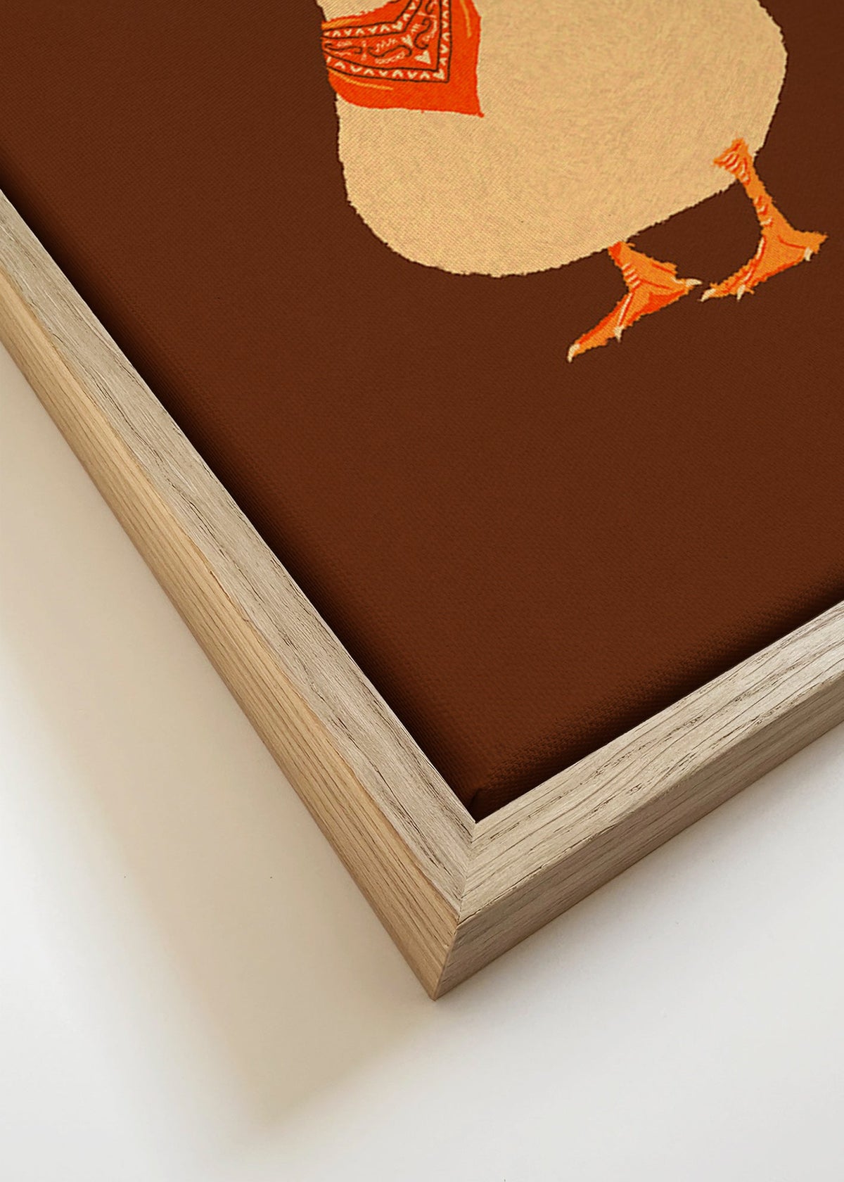 Ilustração pato vaqueiro – Canvas detail