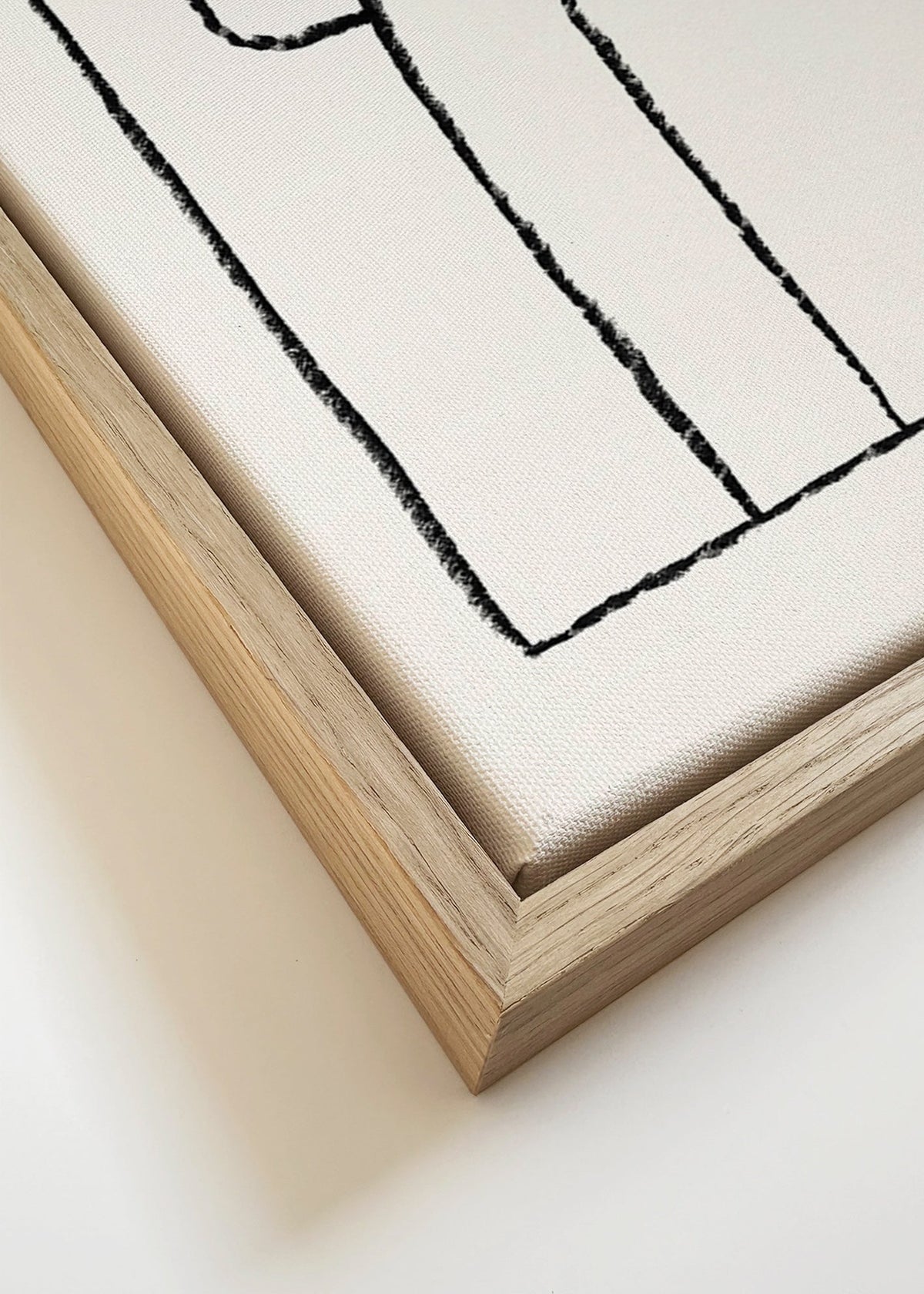Ilustração de serpente com chapéu – Canvas detail