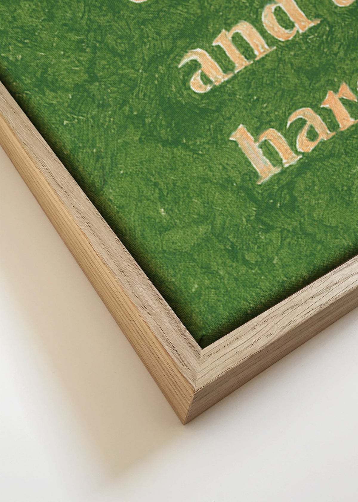 Quadro vintage com tipografia e citação – Canvas detail
