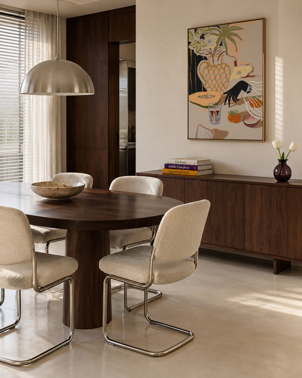 Fruitful Spread - Framed canvas in an interior