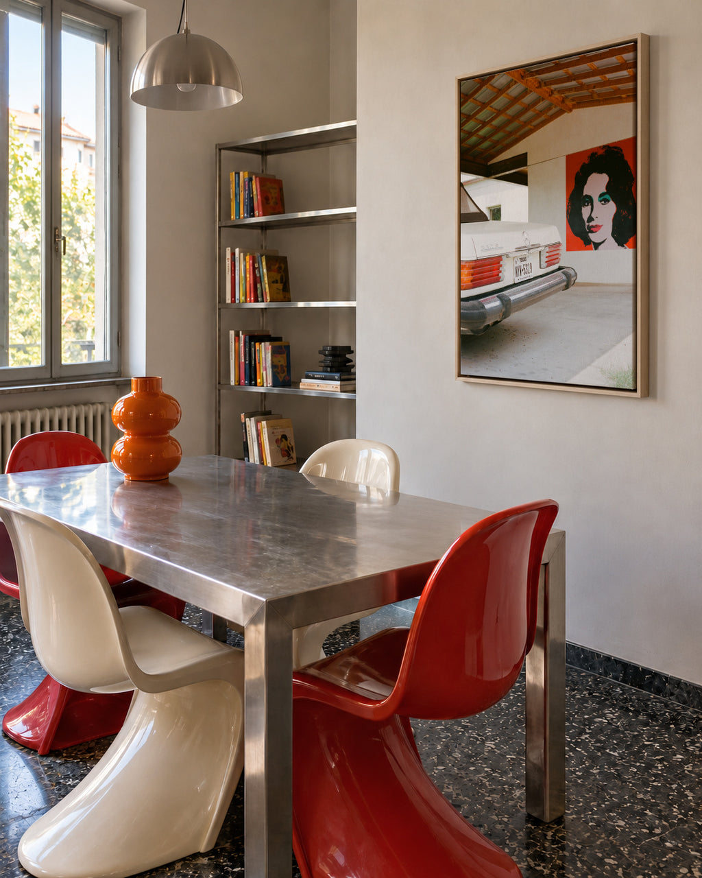 Marfa Texas - Framed canvas in an interior