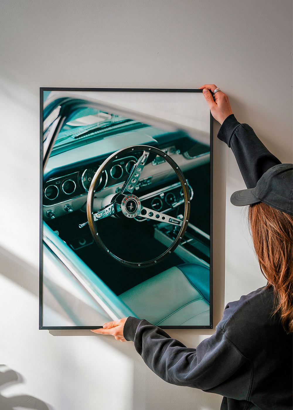 Fotografia vintage de volante clássico em destaque – Product2