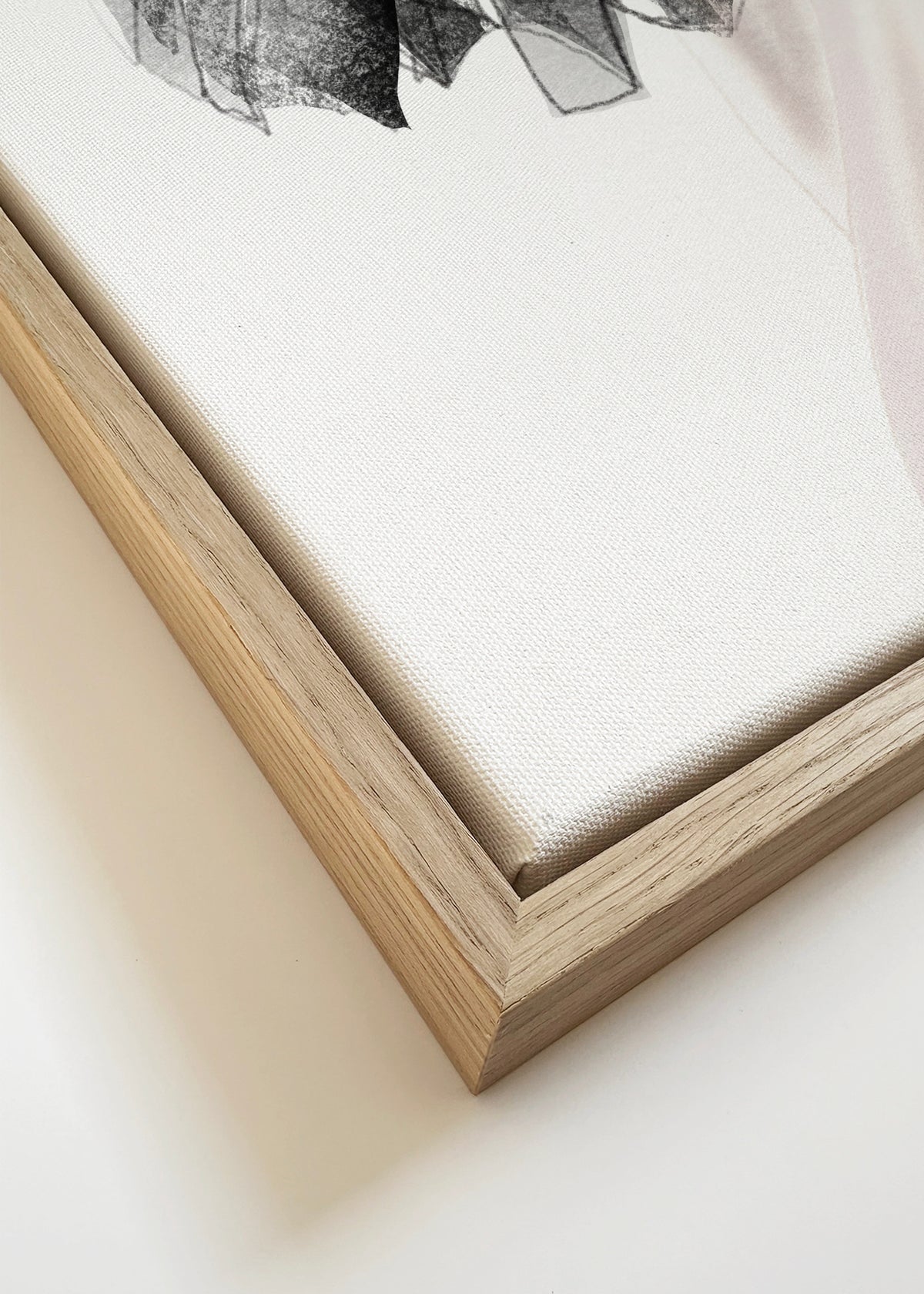 Ballerina Black Tutu Poster - Framed canvas detail